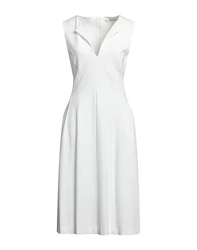 Off white Jersey Midi dress