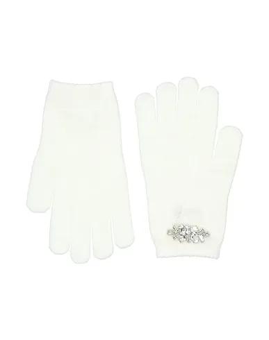 Off white Knitted Gloves
