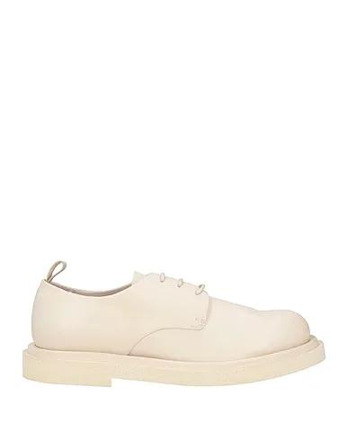 Off white Leather Laced shoes