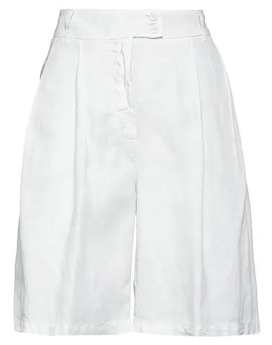 Off white Plain weave Shorts & Bermuda