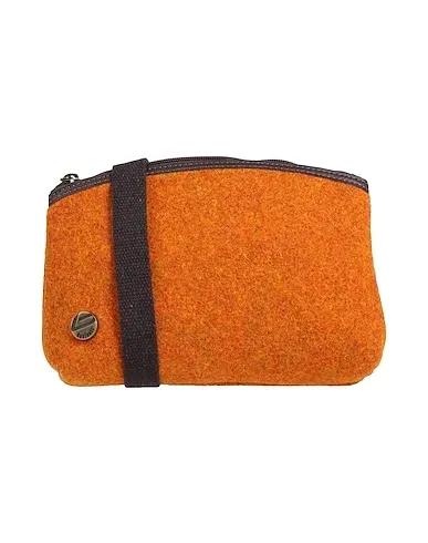 Orange Boiled wool Cross-body bags