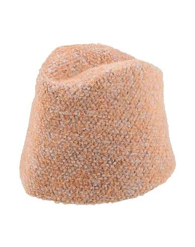 Orange Bouclé Hat