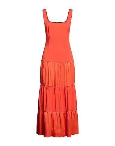 Orange Cady Long dress