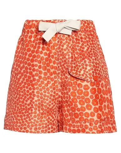 Orange Cady Shorts & Bermuda