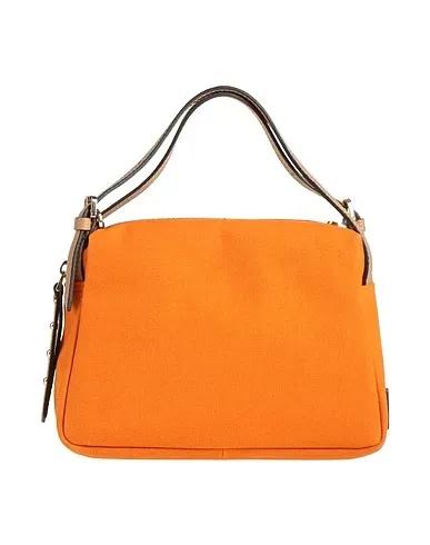 Orange Canvas Handbag