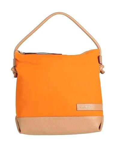Orange Canvas Handbag