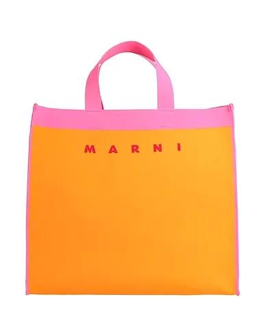 Orange Canvas Handbag