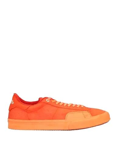 Orange Canvas Sneakers