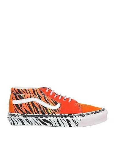 Orange Canvas Sneakers