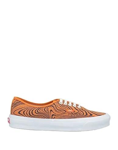 Orange Canvas Sneakers