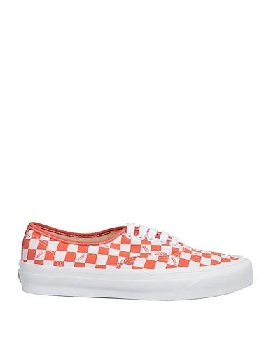 Orange Canvas Sneakers