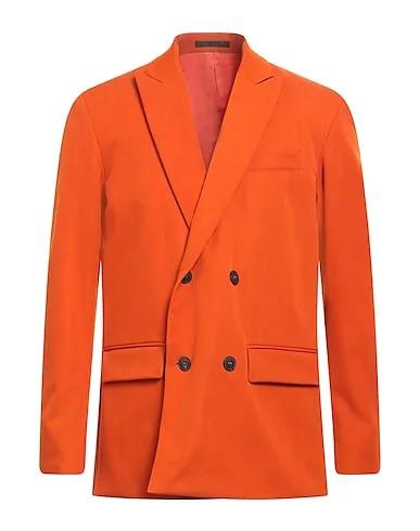 Orange Cool wool Blazer