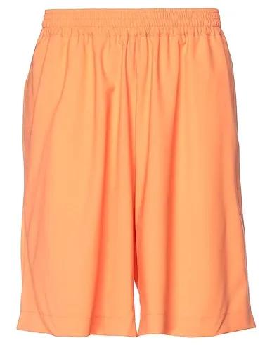 Orange Cool wool Shorts & Bermuda