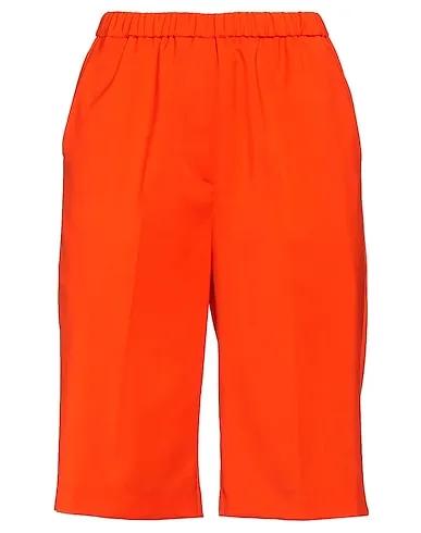 Orange Cool wool Shorts & Bermuda