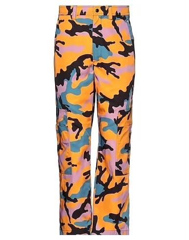 Orange Cotton twill Cargo