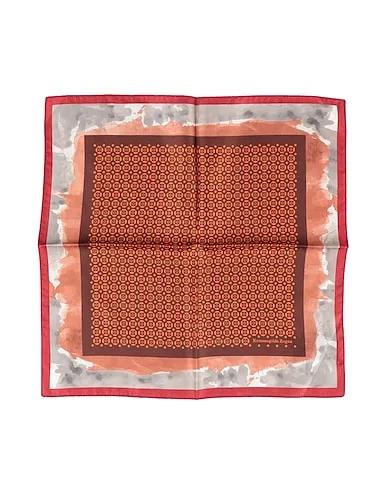 Orange Cotton twill Scarves and foulards