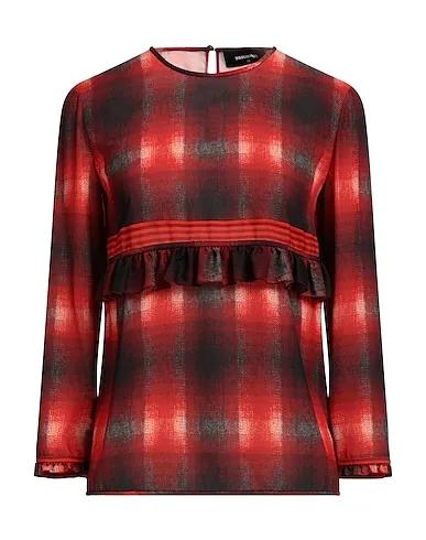 Orange Crêpe Blouse