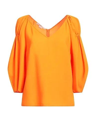 Orange Crêpe Blouse