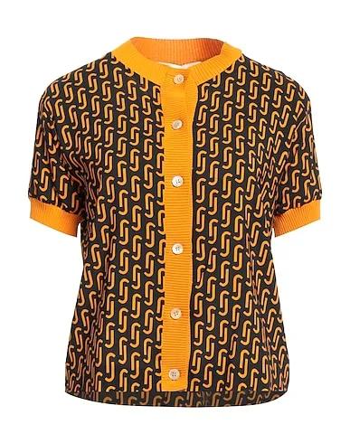 Orange Crêpe Patterned shirts & blouses