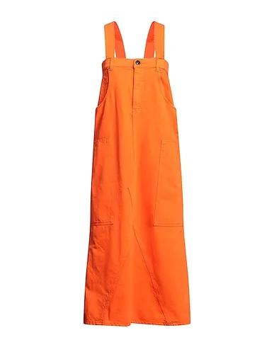 Orange Denim Denim dress