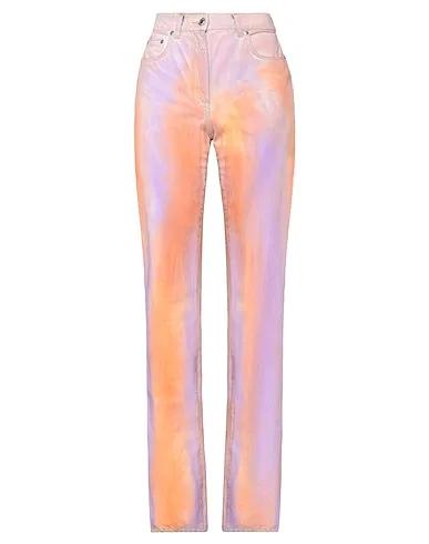 Orange Denim Denim pants