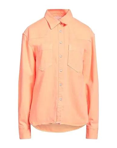 Orange Denim Denim shirt