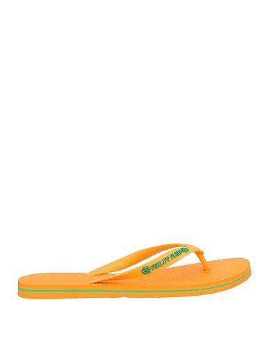 Orange Flip flops