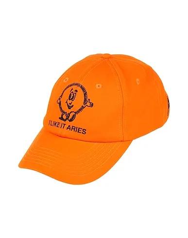 Orange Gabardine Hat