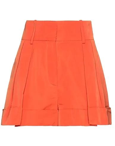 Orange Gabardine Shorts & Bermuda