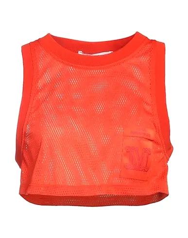 Orange Jersey Crop top