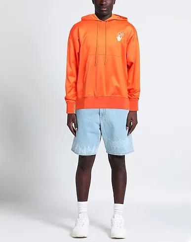 Orange Jersey Hooded sweatshirt