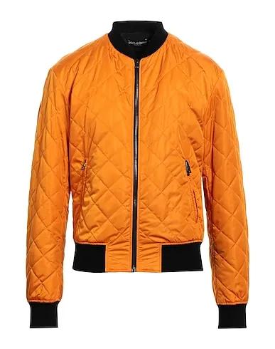 Orange Knitted Bomber