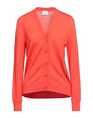 Orange Knitted Cardigan