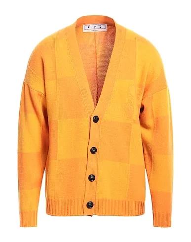 Orange Knitted Cardigan