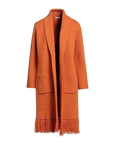 Orange Knitted Coat