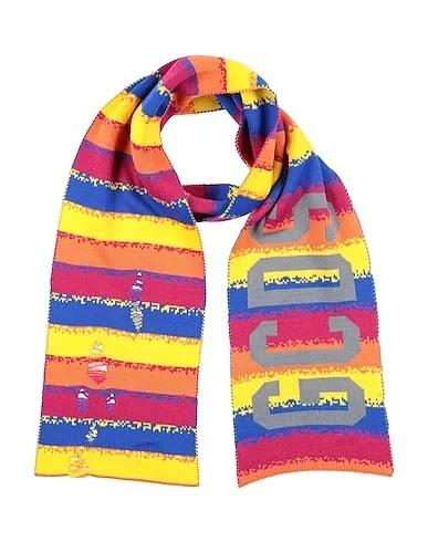 Orange Knitted Scarves and foulards