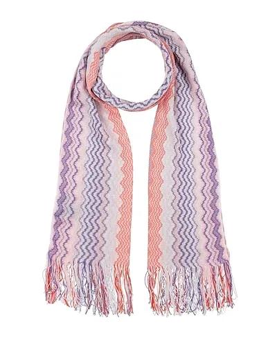 Orange Knitted Scarves and foulards