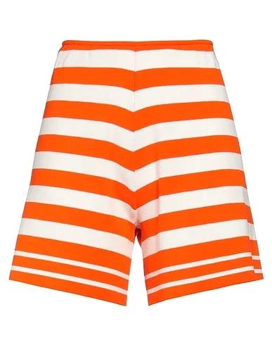 Orange Knitted Shorts & Bermuda