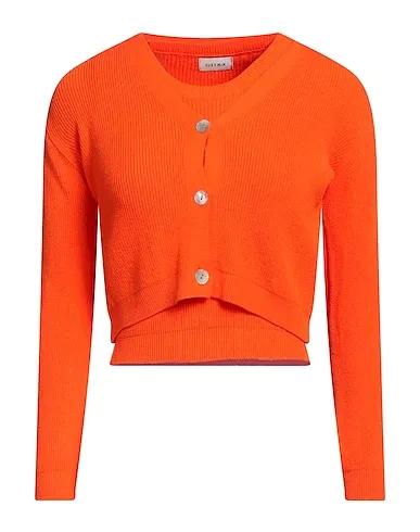 Orange Knitted