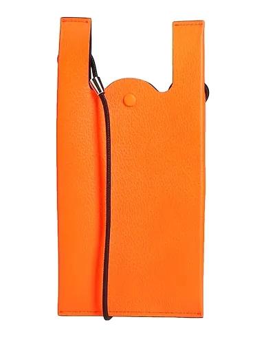 Orange Leather Cross-body bags