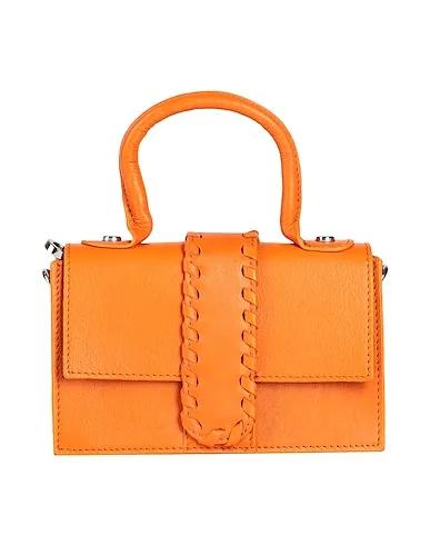 Orange Leather Handbag
