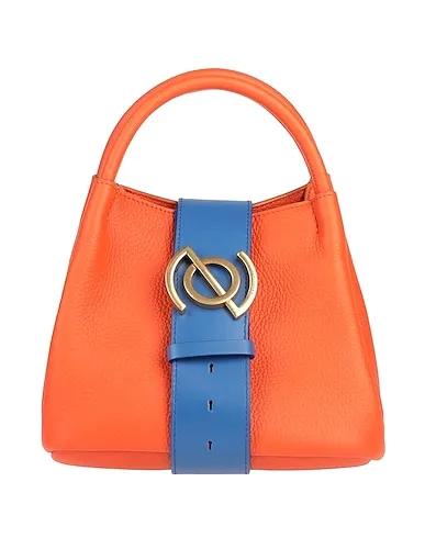 Orange Leather Handbag