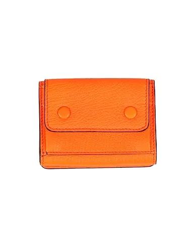 Orange Leather Wallet