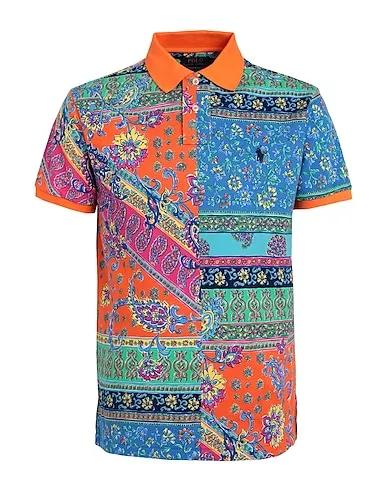 Orange Piqué Polo shirt