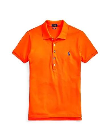 Orange Piqué Polo shirt SLIM FIT STRETCH POLO SHIRT
