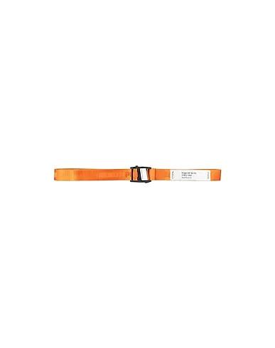 Orange Plain weave Fabric belt