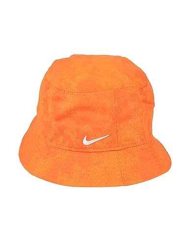 Orange Plain weave Hat