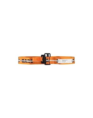 Orange Plain weave Regular belt