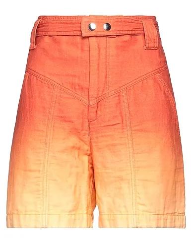 Orange Plain weave Shorts & Bermuda