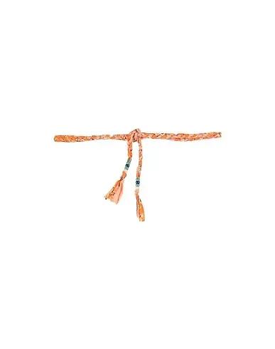 Orange Plain weave Thin belt